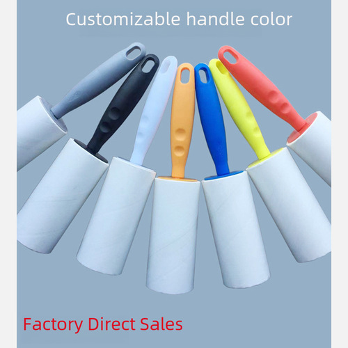 Factory Direct Sale New 10CM Pet Hair Roller Replacement Core Dehairing Tool Hair Sticking Paper Dust Absorbing Paper