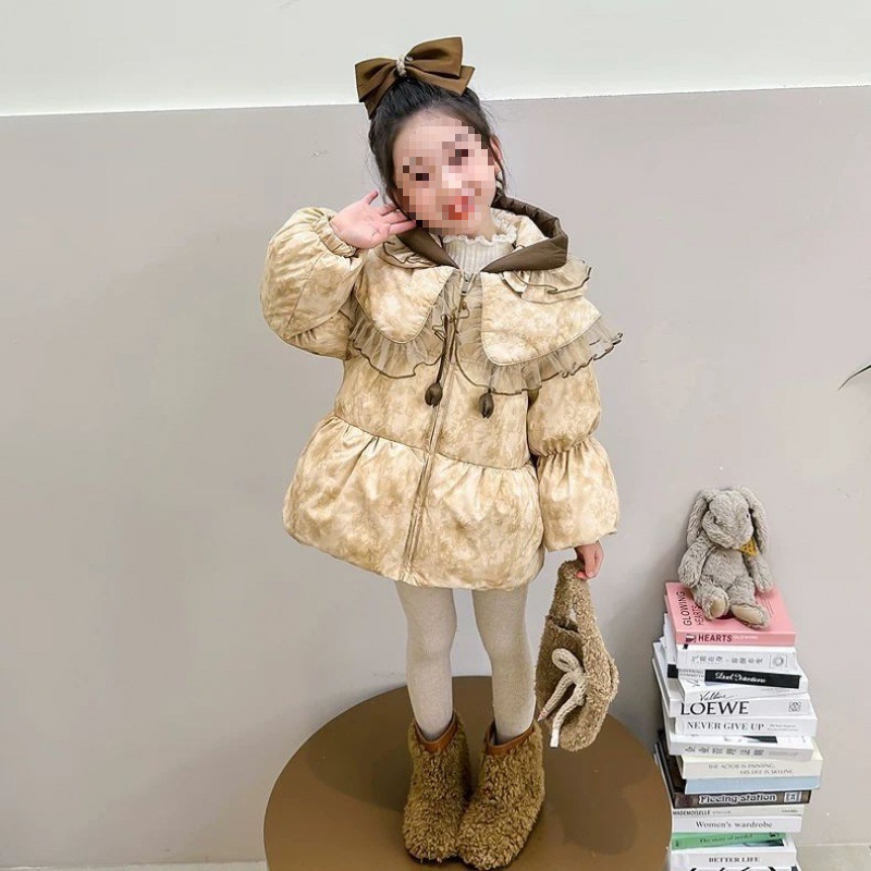 女童棉衣冬装宝宝冬款加厚羽绒棉服儿童冬季洋气时髦新款外套棉袄