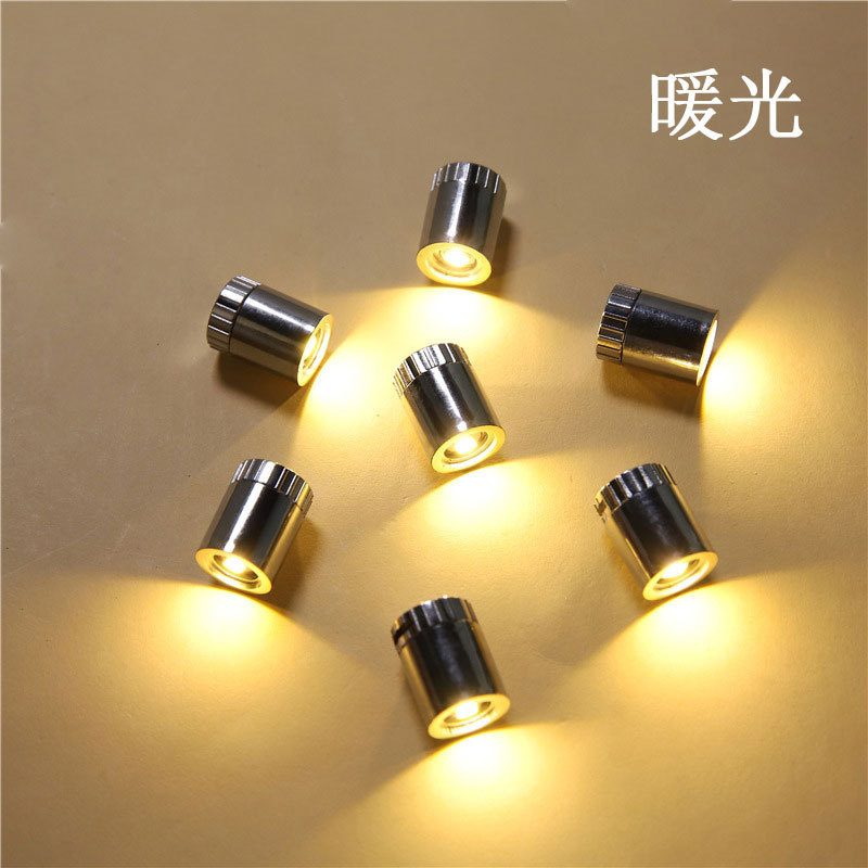 電気メッキ LED 回転ライト回転ペンライトシリンダーライト DIY 手作り小型ライトミニライトカラフルな暖かい光白色光装飾ライト|undefined