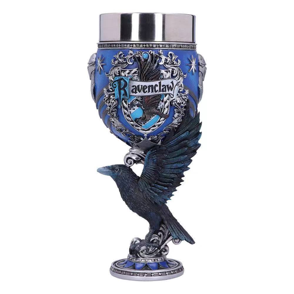 Colección creativa original de Harry Potter tazas de cerveza de la escuela de magia taza de pie alto recuerdos de acero inoxidable