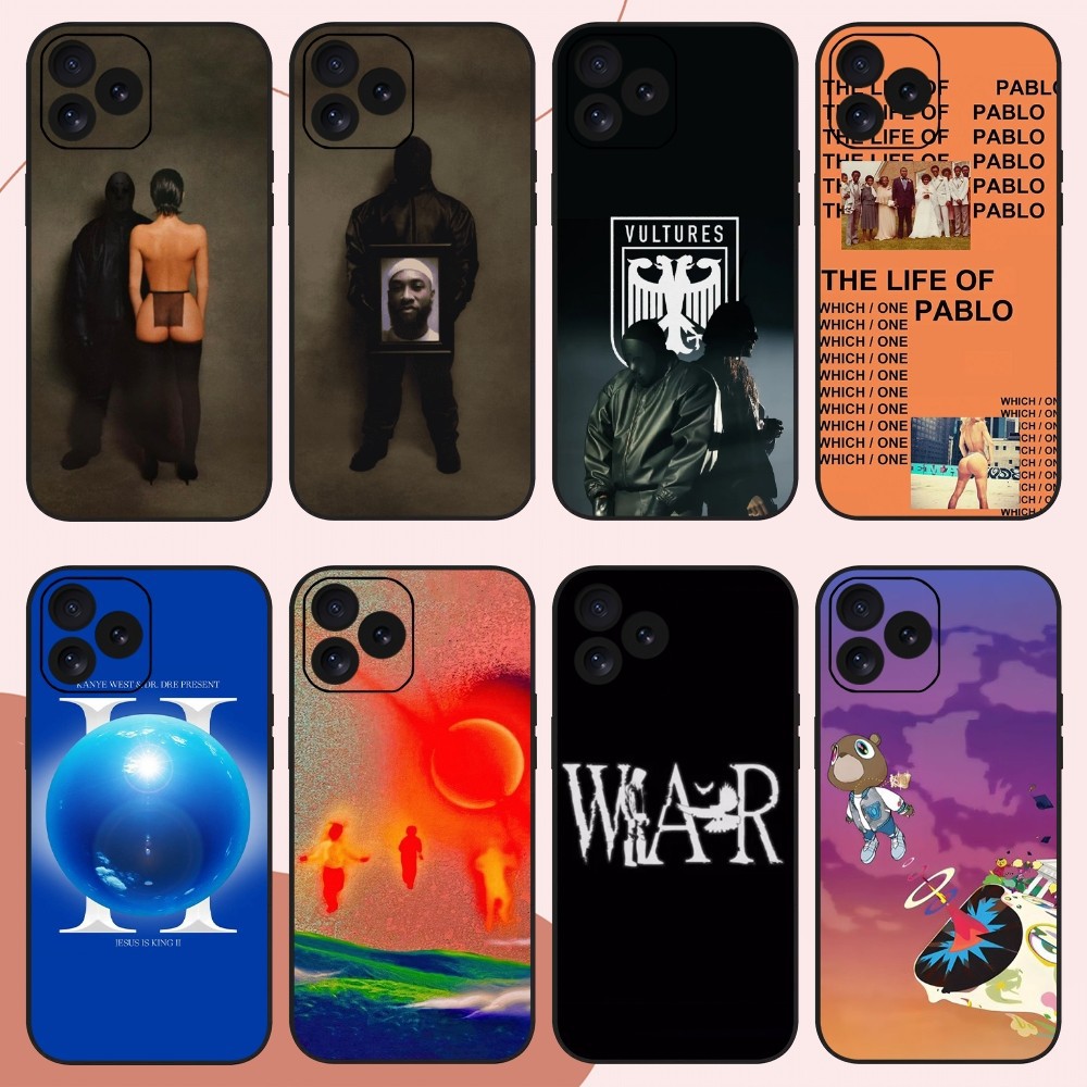 For Apple Phone Case Singer Kanye West Vulture 1 Phone Case iPhone 14 15 8 11 1