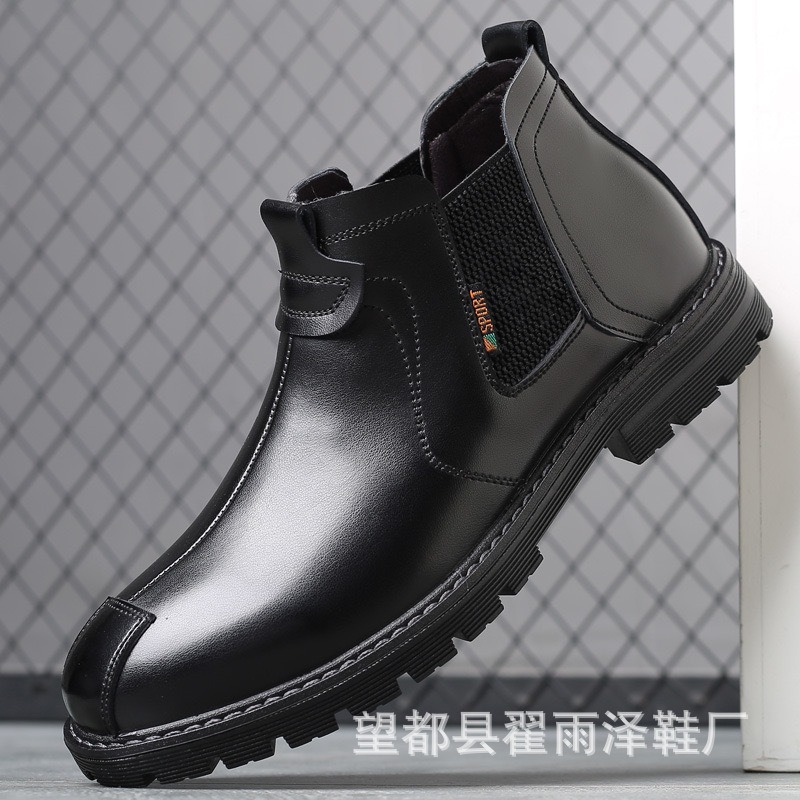 2025년 신상 봄 마틴 부츠 수출용 끈부츠 남성용 봄가을 롱부츠 수출용 일체형 수출용 남성화