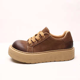 25新款休闲舒适头层牛皮男鞋16398