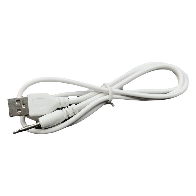 Удлиненный зарядный кабель от USB до 2,5 Монозвуковой контакт Секс-принадлежности Зарядный кабель Открыт шнур питания 17,4 мм