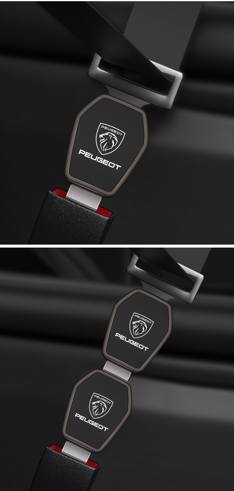 Suitable for Peugeot 308 408 3008 508 307 Car Seat Belt Bayonet Car Extender Plug Buckle