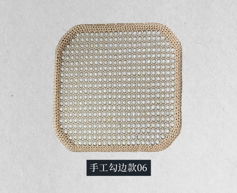 Car Seat Cushion Bodhi Summer Single Piece Cooling Cushion Wooden Bead Seat Cushion Ventilated Breathable Universal Bead Seat