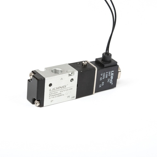 3V系列二位三通换向阀 4V系列二位三位五通气动微型电磁阀