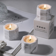 工場卸売 家庭用 大理石風 アロマキャンドル 手作りキャンドル 室内フレグランス装飾 消臭 クロスボーダー
