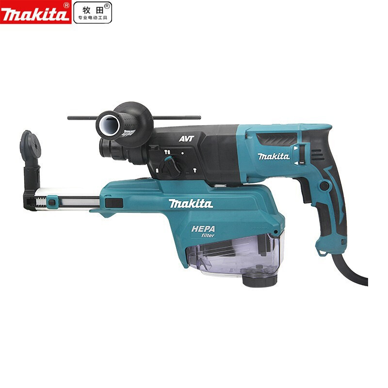 牧田预售牧田电锤26mm多功能冲击钻电钻HR2653带集尘器电动工具