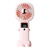 Handheld street high speed air fan outside climbing, digital display