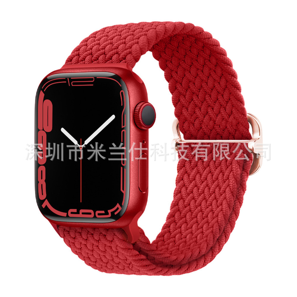 Nylon tejido para Apple iwatch456789 Apple ultra2 hebilla deslizante elástica S9 correa de reloj fabricante