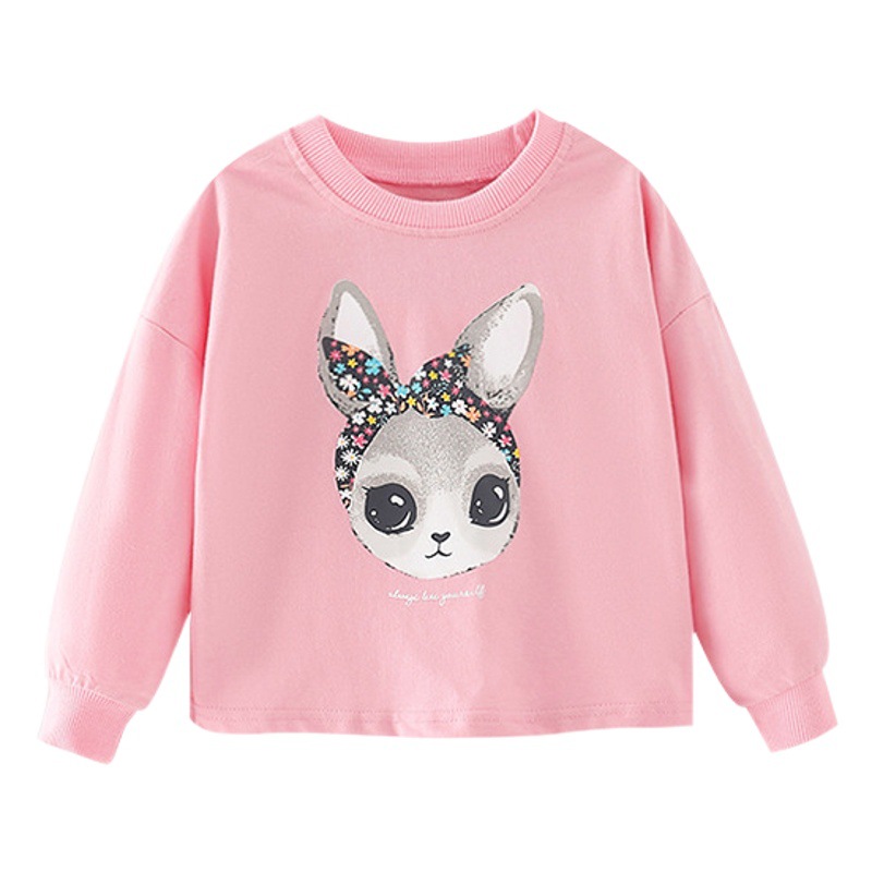 Malwee nueva ropa para niños europeos y americanos otoño 2022 moda Top niños bottoming camisa suéter de niña de dibujos animados