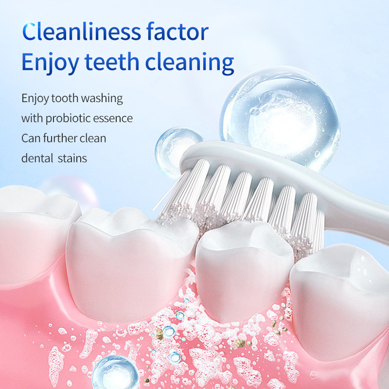 跨境HIH益生菌炫亮迅白牙粉清新口氣祛黃祛牙漬清潔口腔牙粉