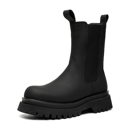 Chelsea Boots Men's British-style High-Top Trench Boots Men's High-Top Motorcycle Martin Boots 9883-R