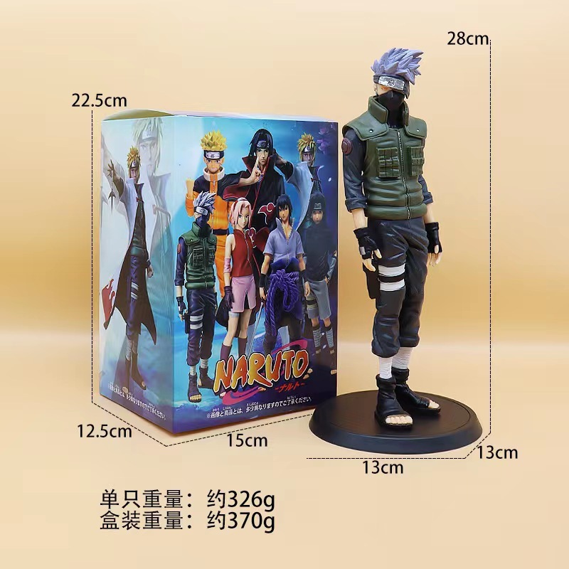 忍者フィギュアモデル 8種 カカシ、ナルト、サスケ、第四代イタチ フィギュアオーナメント 箱入り 卸売|undefined