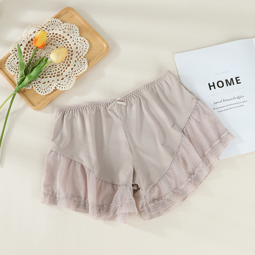  Thread Ice Silk Invisible Safety Pant Anti-Panicking Three-Piece Shorts Loose Comfortable Wearable Leggings New Arrival