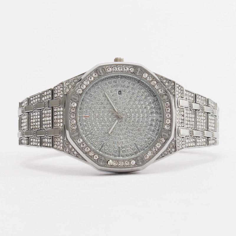 Fashionable calendar, swiss watch, women's watch, city style, diamond encrusted, Physicals, wholesale