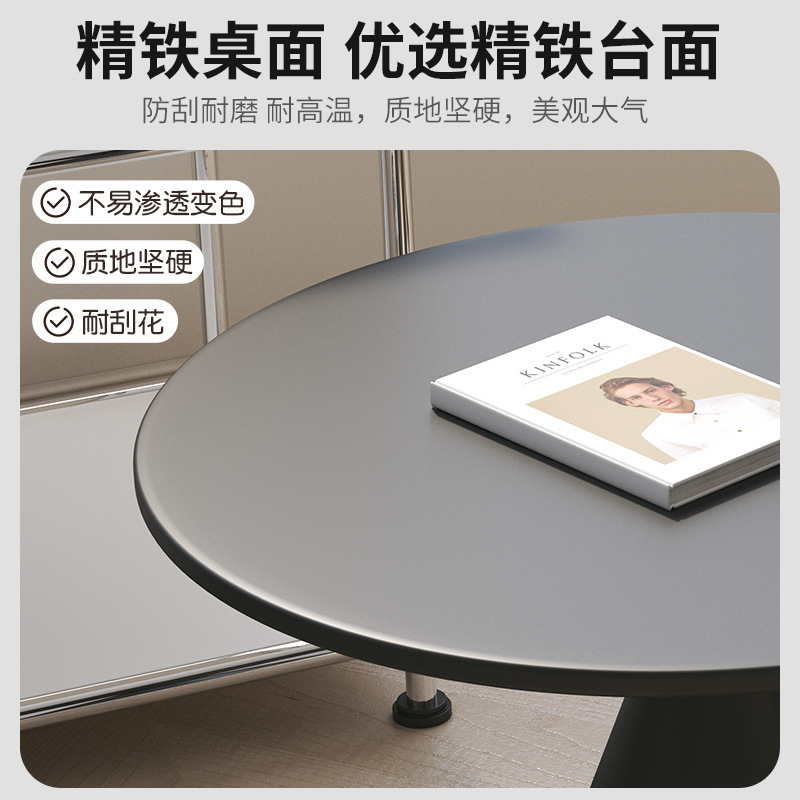 Escritorio de computadora creativo estilo ins, mesa de cama de hierro forjado, dormitorio, hogar, escritorio simple, estante, sala de estar, balcón, mesa de té