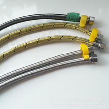 不锈钢水管软管冷热马桶进水金属编织管软管洗手盆热水器上水管