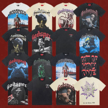 �羳���QGod�������tӡ������T-shirt��Ʒ�|�ذ�����ϴˮ���f����