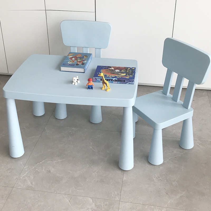 Kindergarten Children's Tables and Chairs Xinlan Ikea Study Tables and Chairs Desk Square Table Game Table Cute Thickened Baby Table
