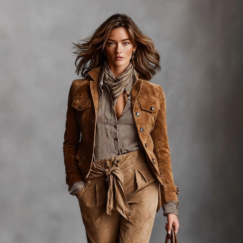 2026 Cross-Border European and American Autumn and Winter Women's Outerwear Retro Casual Workwear Jacket Tops Slim Fit Versatile Small Suit 2026 Cross-Border European and American Autumn and Winter Women's Outerwear Retro Casual Workwear Jacket Tops Slim Fit Versatile Small Suit