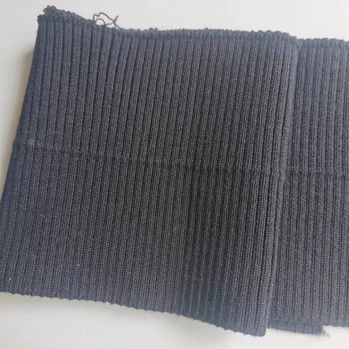 供应手套或服装用膨体腈纶针织罗纹袖口下摆领口弹力编织衬衣服饰