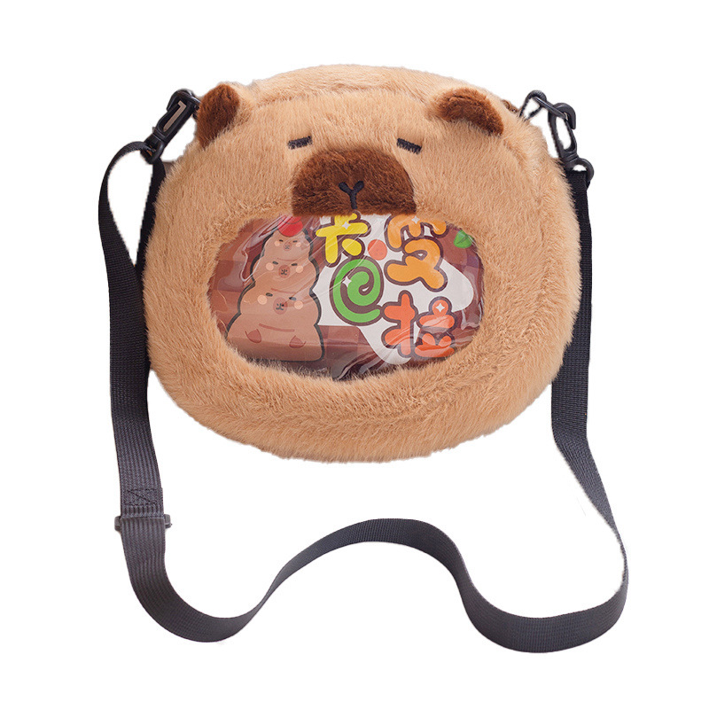 Nuevo lindo Kapibara panda bar bolsas de bolsas de cambio bolsas de delfín colgante decoración regalos al por mayor
