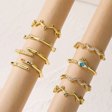 �Ĺ� ŷ����Լͭ��18K���ʯ�����򼸺ο��ڽ�ָŮС�ڰٴ�ָ����
