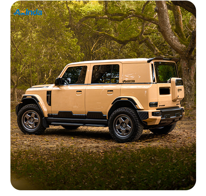 Chery ICAR V23 exterior kit, front and rear bumpers, side skirts, rear spoiler, front grille, light cavalry body kit, custom modification accessories