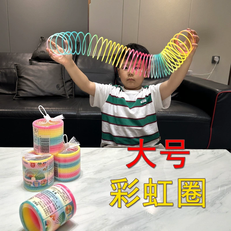 Big plastic Slinky, rainbow tower, wholesale