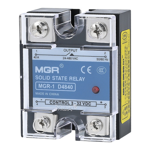 Megel single-phase solid state relay SSR MGR-1 D4810/25/40/60/80 DC control AC