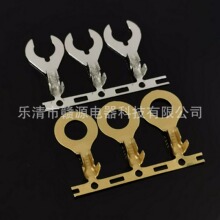 Y形线耳横连M6螃蟹脚接线端子叉形精密蟹型五金端子U型接地片
