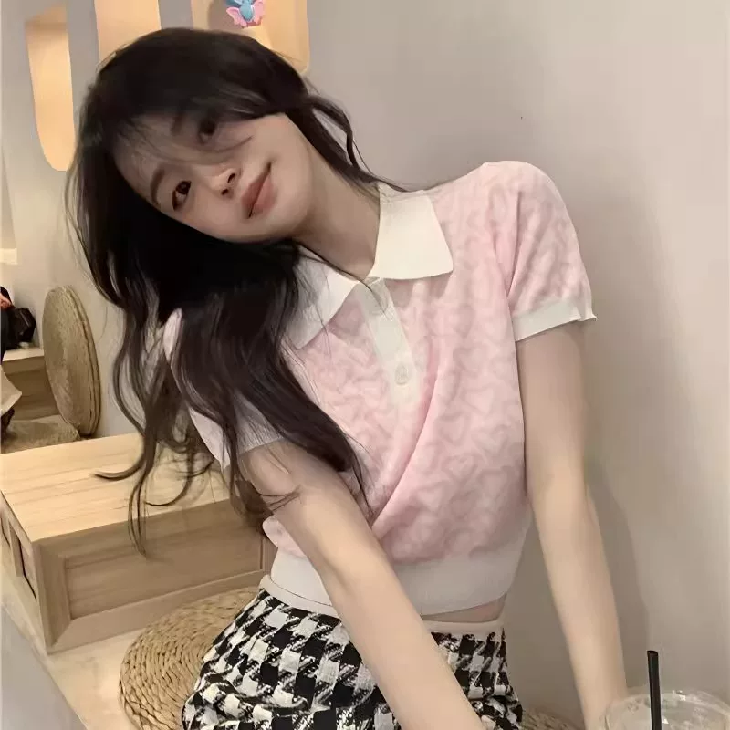 (Cross-border trading), knitted short polo