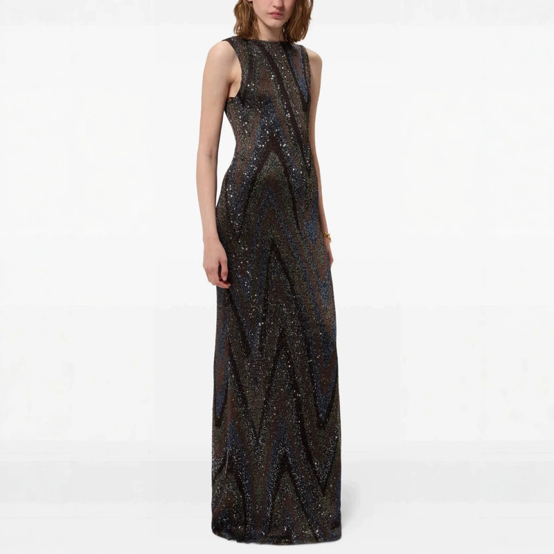 Cross-border bestseller 2026 striped sequin strapless dress, slimming, bodycon, sexy, fitted evening party ball gown Cross-border bestseller 2026 striped sequin strapless dress, slimming, bodycon, sexy, fitted evening party ball gown