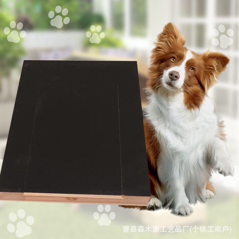 Inventario de madera tirado de perro agarrar tablero de reparación de garras de perro no desgaste tablero de raspado papel de lija para artículos de mascotas image 4