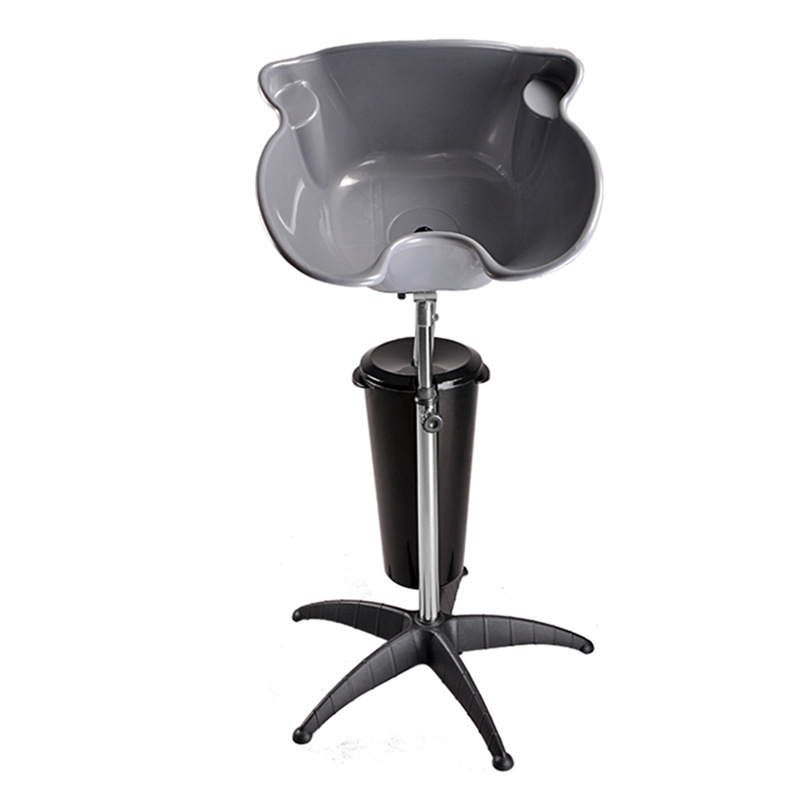 Lavacabezas portátil con soporte móvil para peluquería