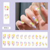 Fake nails, summer removable nail stickers for nails for manicure, ready-made product, wholesale