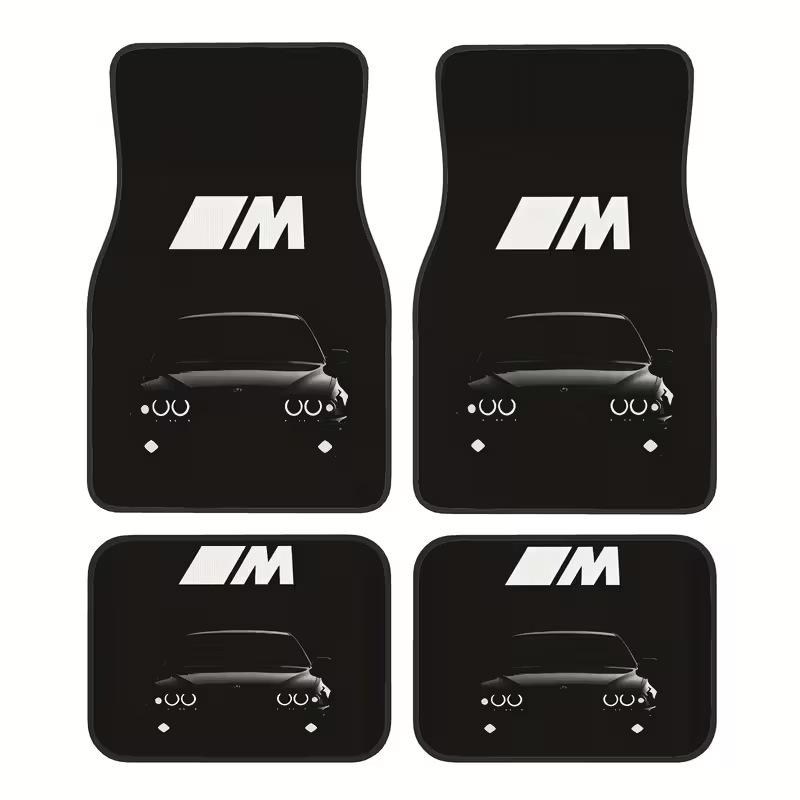 Cross-Border Dropshipping of Crystal Velvet Dirt-Resistant and Easy-Care Floor Mats, Four-Piece Set of All-Season Car Floor Mats, Available for Dropshipping