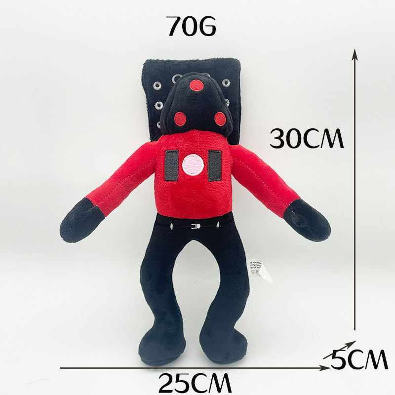 Cross-border Skibidi aseo persona Speakerman jefes Persona de audio relleno muñeca lote. Cabello