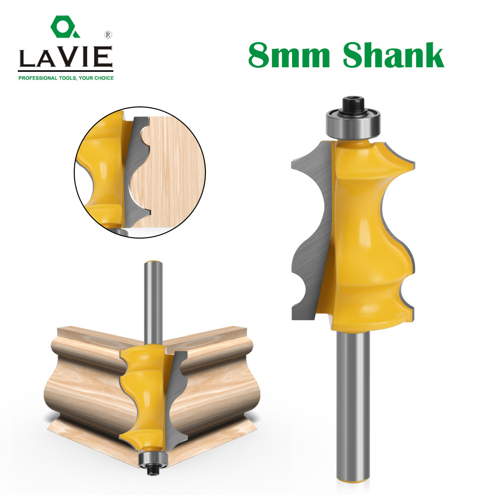 8柄 鱼型扶手刀铣刀 线条刀 花刀雕刻机刀木工铣刀速卖通亚马逊