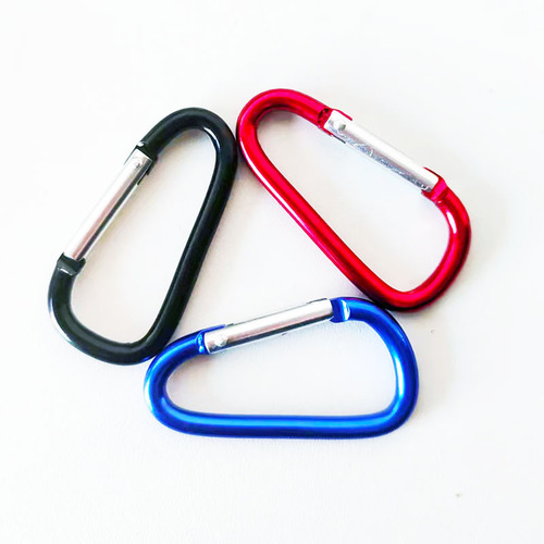 Multifunctional No. 5 D-type climbing buckle aluminum hook woven strap accessory headset hook outdoor aluminum mountain climbing hook