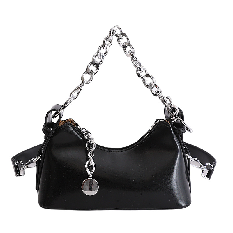 Bolsa de moda denim popular bolso bajo la axila bolso de moda diaria simple bolso de media luna de textura bolso de hombro versátil image 6