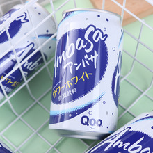 日本进口可口可乐 安巴萨ambasa牛奶味波子汽水350ml铝罐碳酸饮料