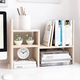 Desktop Bookshelf Storage Rack Household Student Book Stand Office Desk Storage Rack Small Multi-Layer Simple Bookcase