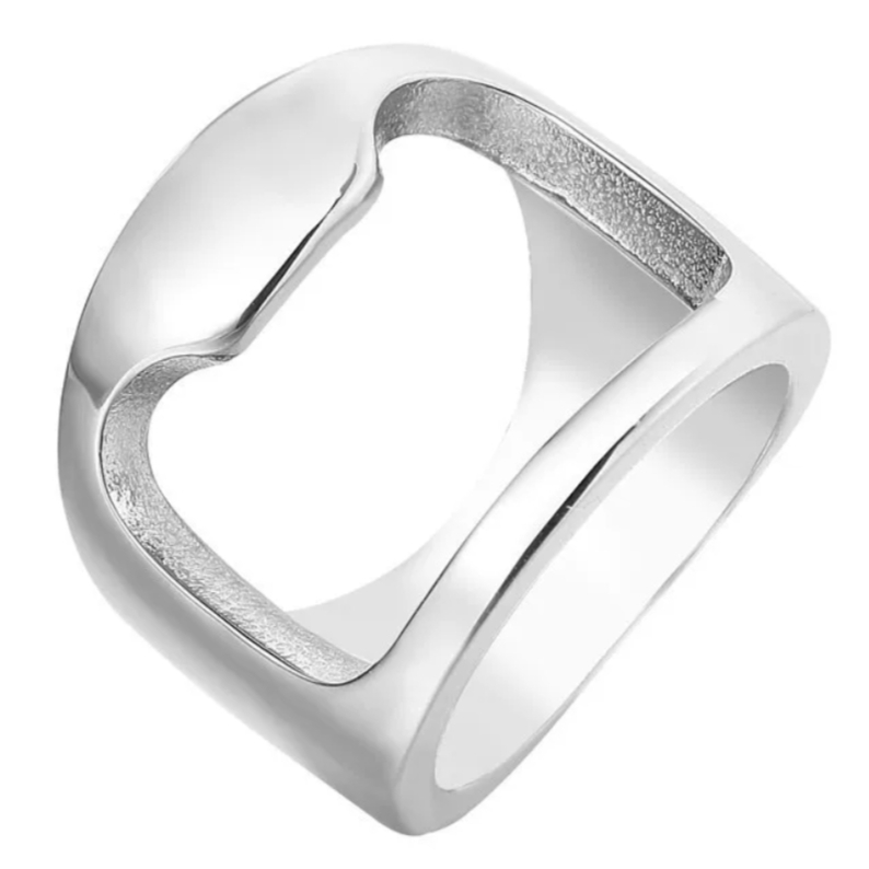 fashionable geometric bottle opener stainless steel
