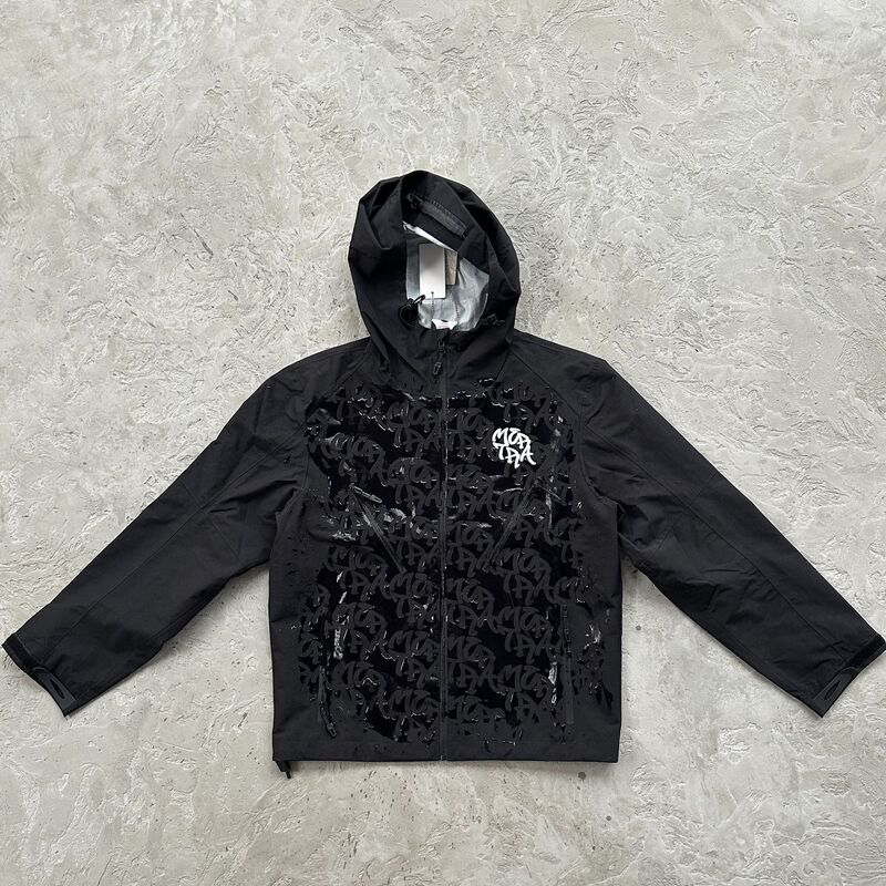 Mertra Men's Outdoor Jacket Water-Soluble Hard Shell Jacket Windproof Waterproof Anti-Fouling High Quality Hooded Jacket Trendy