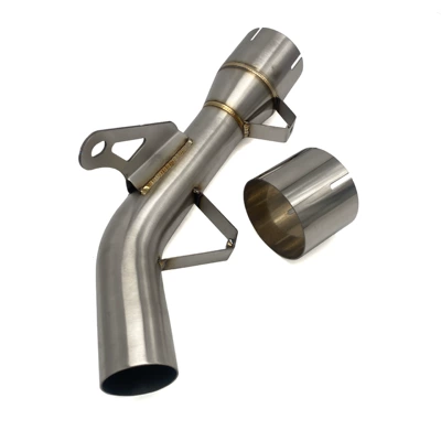 Motorcycle exhaust pipe pipe Z900 drum removing middle section
