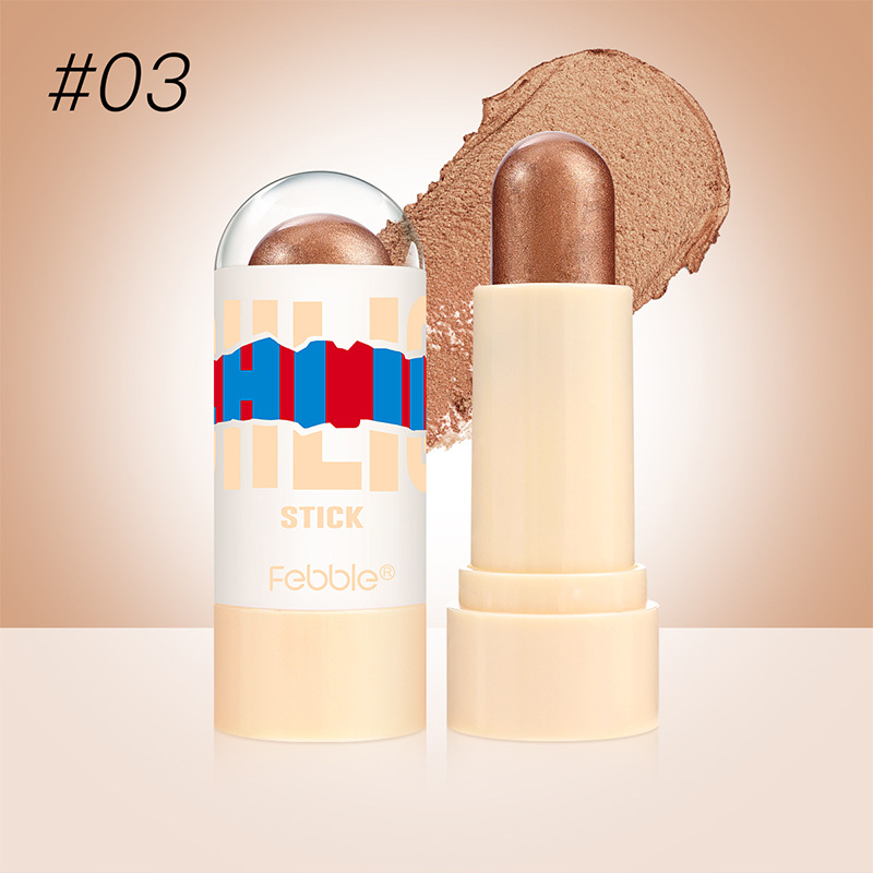 USHAS punto transfronterizo barra de resaltado impermeable duradero brillo metálico estereoscópico reparador FBC014