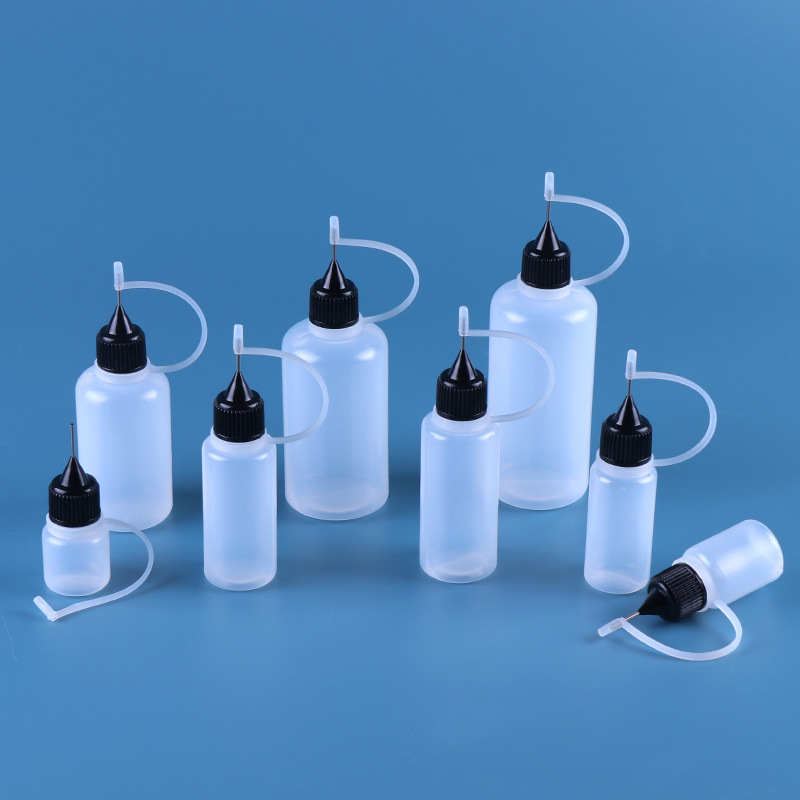 ニードルボトルスポット卸売 10 ミリリットルタトゥー液体クリームスクイズボトル黒遮光ボトル 30 ミリリットルスモークオイルネイルリムーバーボトル